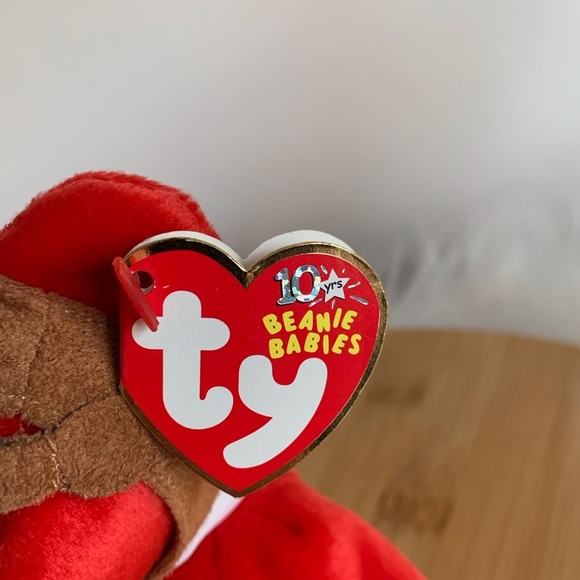 Ty (7) “Bearon”Red (100 Year’s of Flight) Plush Stuffed Animal Bear - Picture 2 of 10